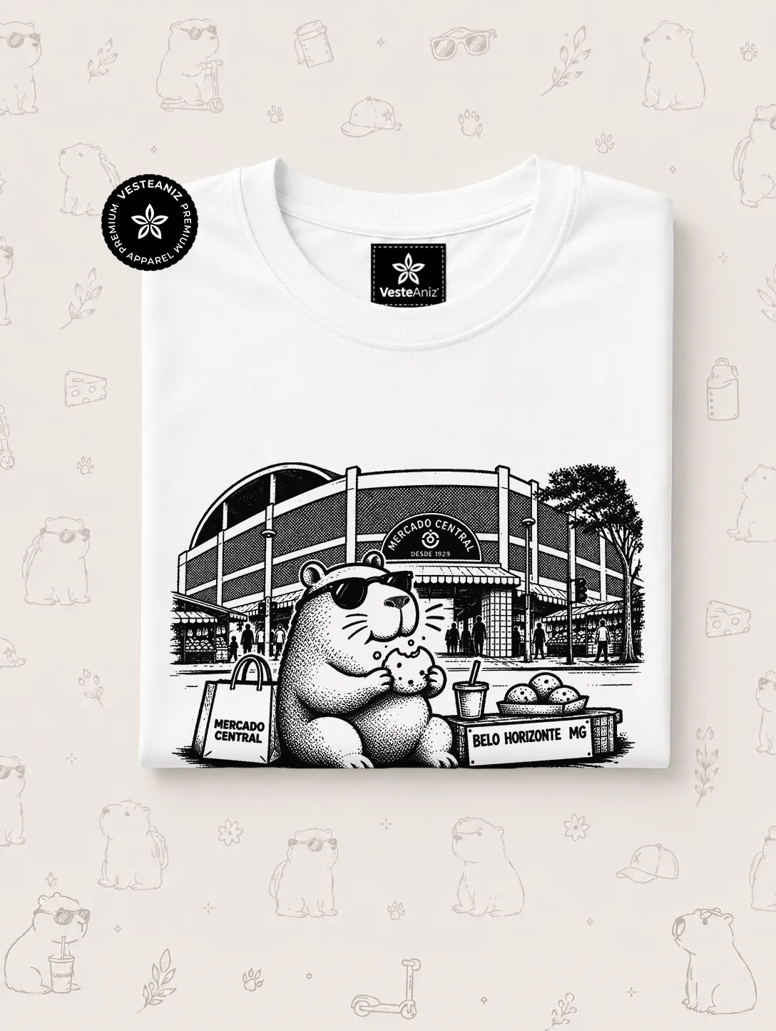 Camiseta Vida de Capi - Mercado Central BH 2