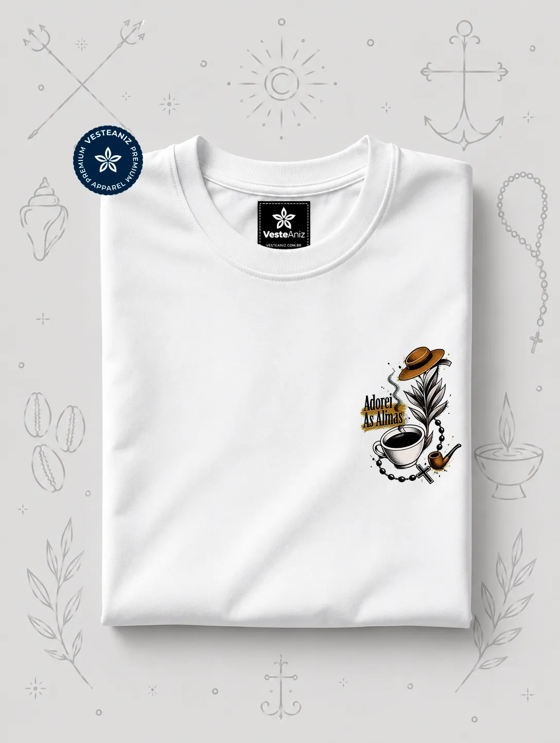 Camiseta Preto Velho - Adorei as Almas 2