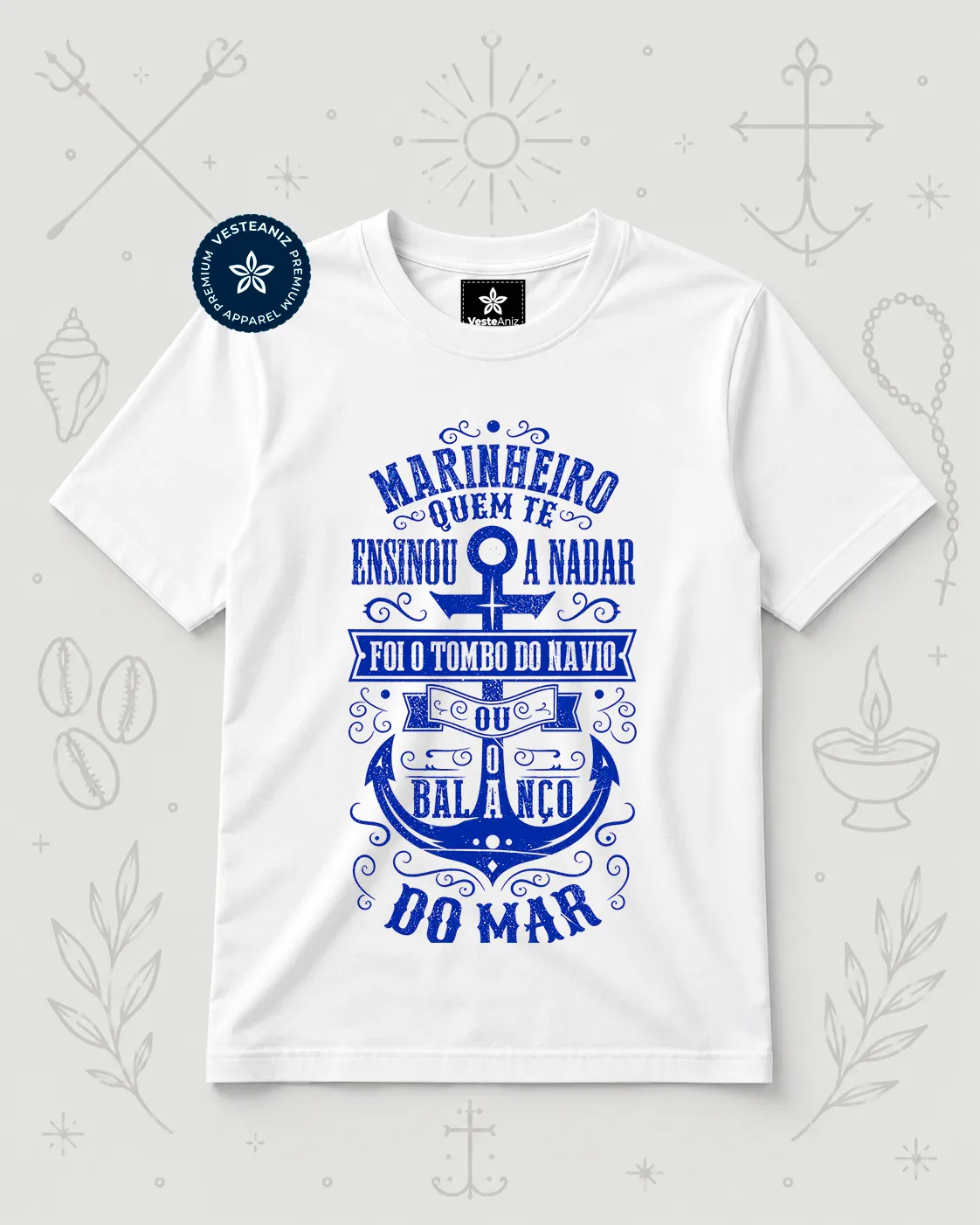 Camiseta Marinheiro - Quem te ensinou a nadar