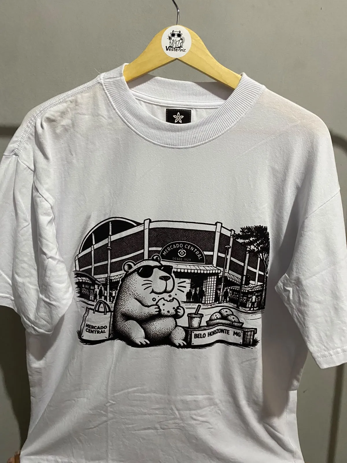 Camiseta Capivara BH – Mercado Central | 100% Algodão 3