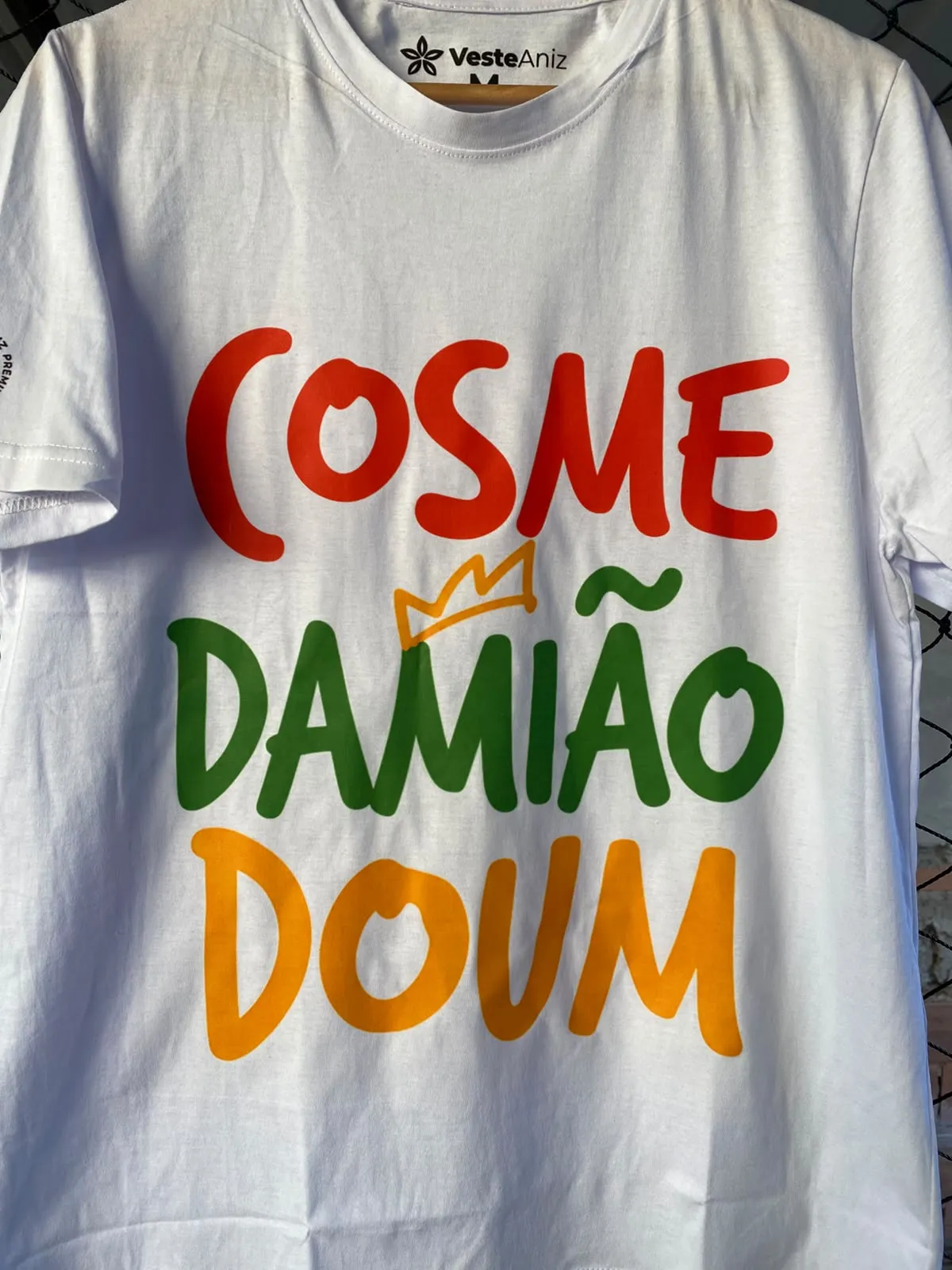 Camiseta Cosme, Damião e Doum Umbanda 100% Algodão 3