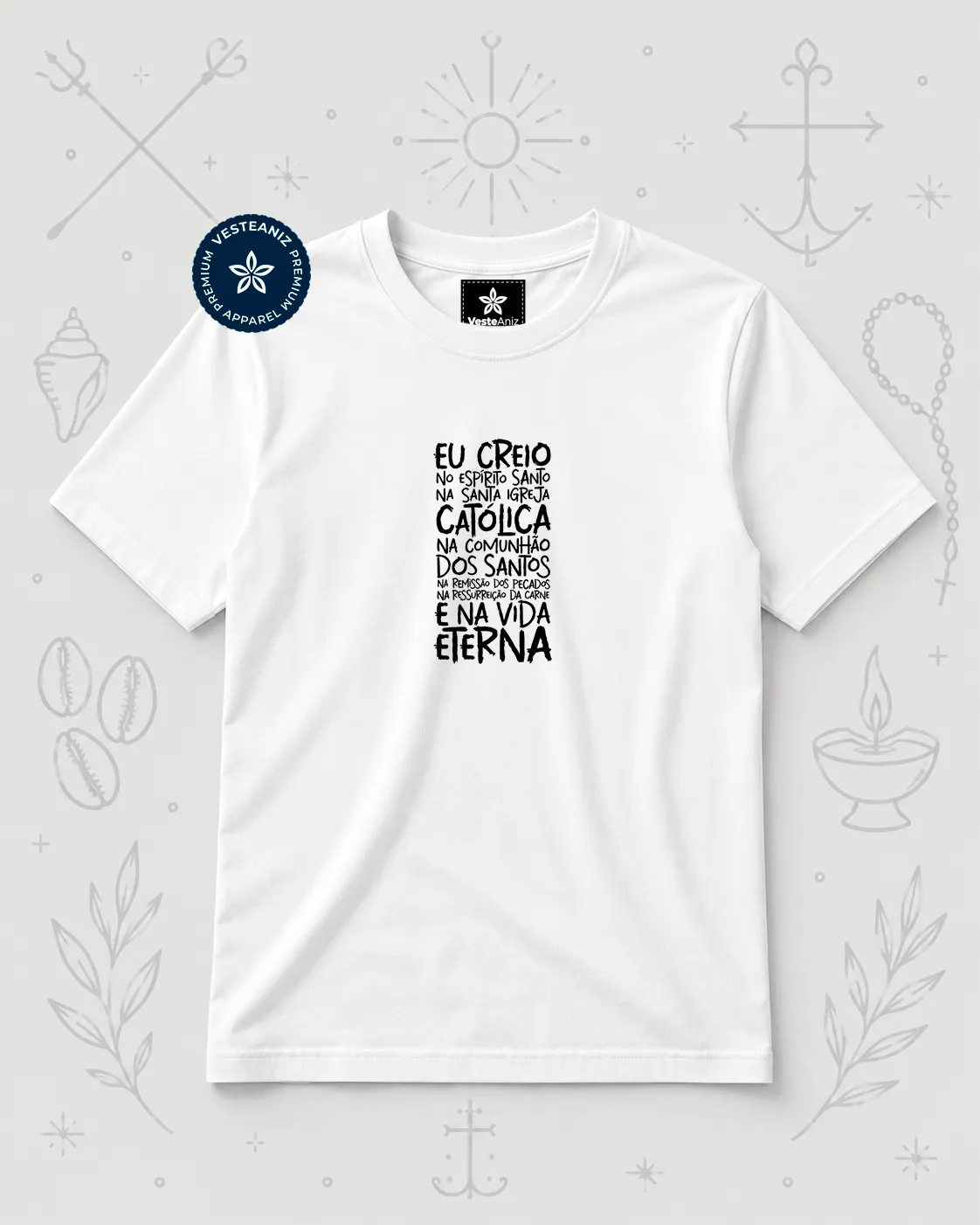 Camiseta Símbolo dos Apóstolos | VesteAniz